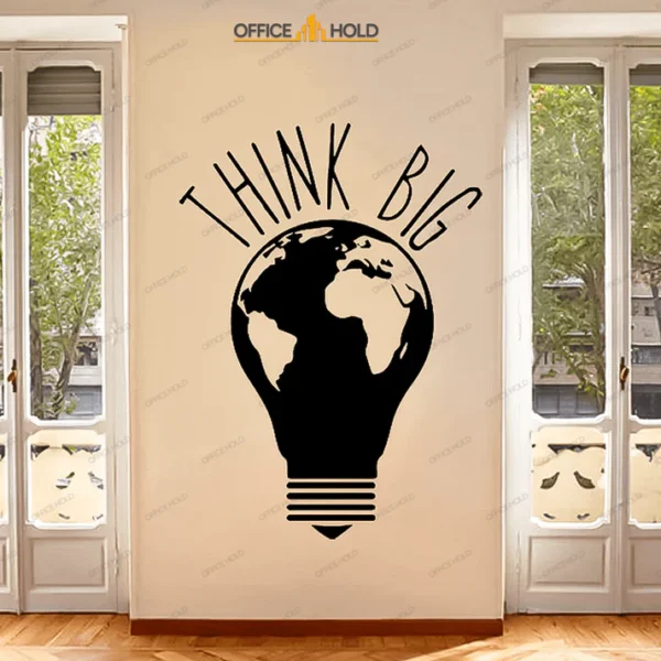 Think Big Bulb Idea wall Decor for office - OWD-076 - Image 2