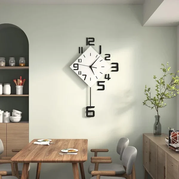 Modern Design Nordic Style Living Room Wall Clock for Home Decor - PC - 137 - Image 4